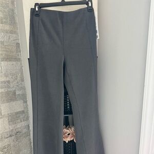 Gray Lululemon ribbed soft tree flared pant size 6